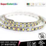 High CRI LED Strip Light - 24V LED Tape Light w/ LC2 Connector - High Density - 366 Lumens/ft.
